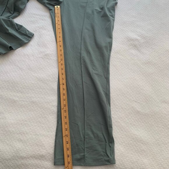 NEW RBX cotton stretch pale green pull on elastic waist pintuck bootcut pants - Picture 10 of 10